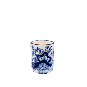 Bluebell No.1 Mavi Beyaz Çini Vazo | 10 cm