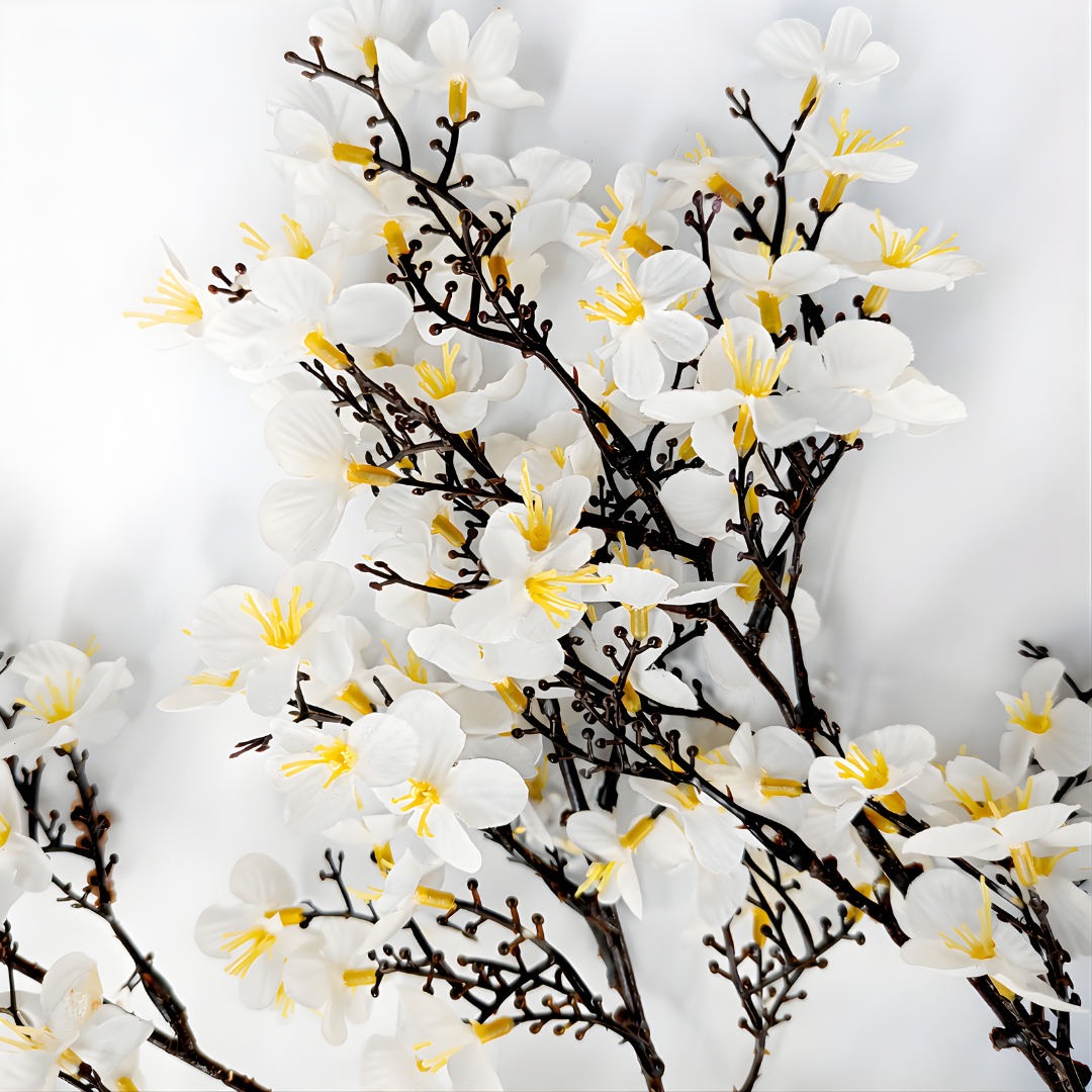 Bahar Dalı Aranjmanı - Beyaz | 95 cm